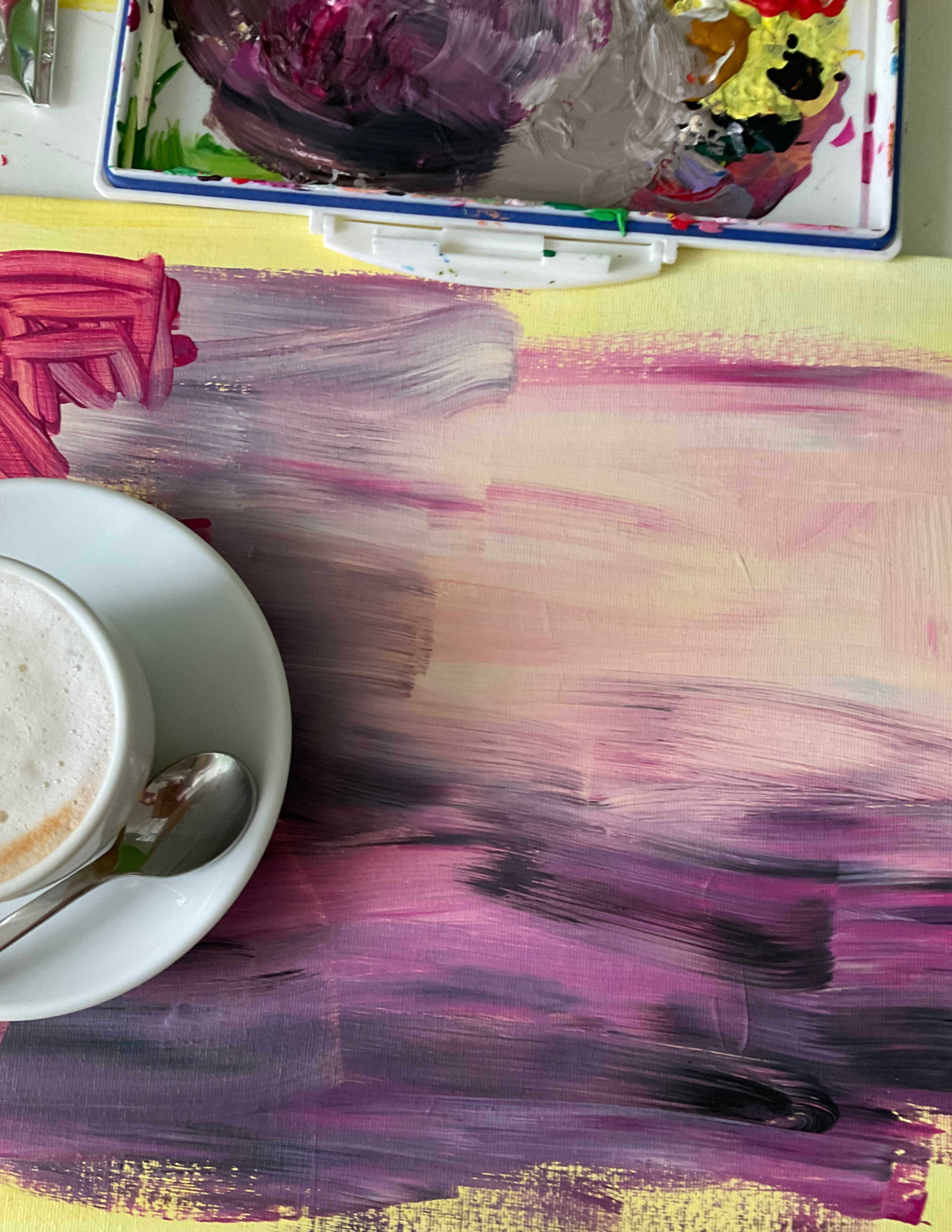 Sketchbook Mornings, 30x40, 2026;